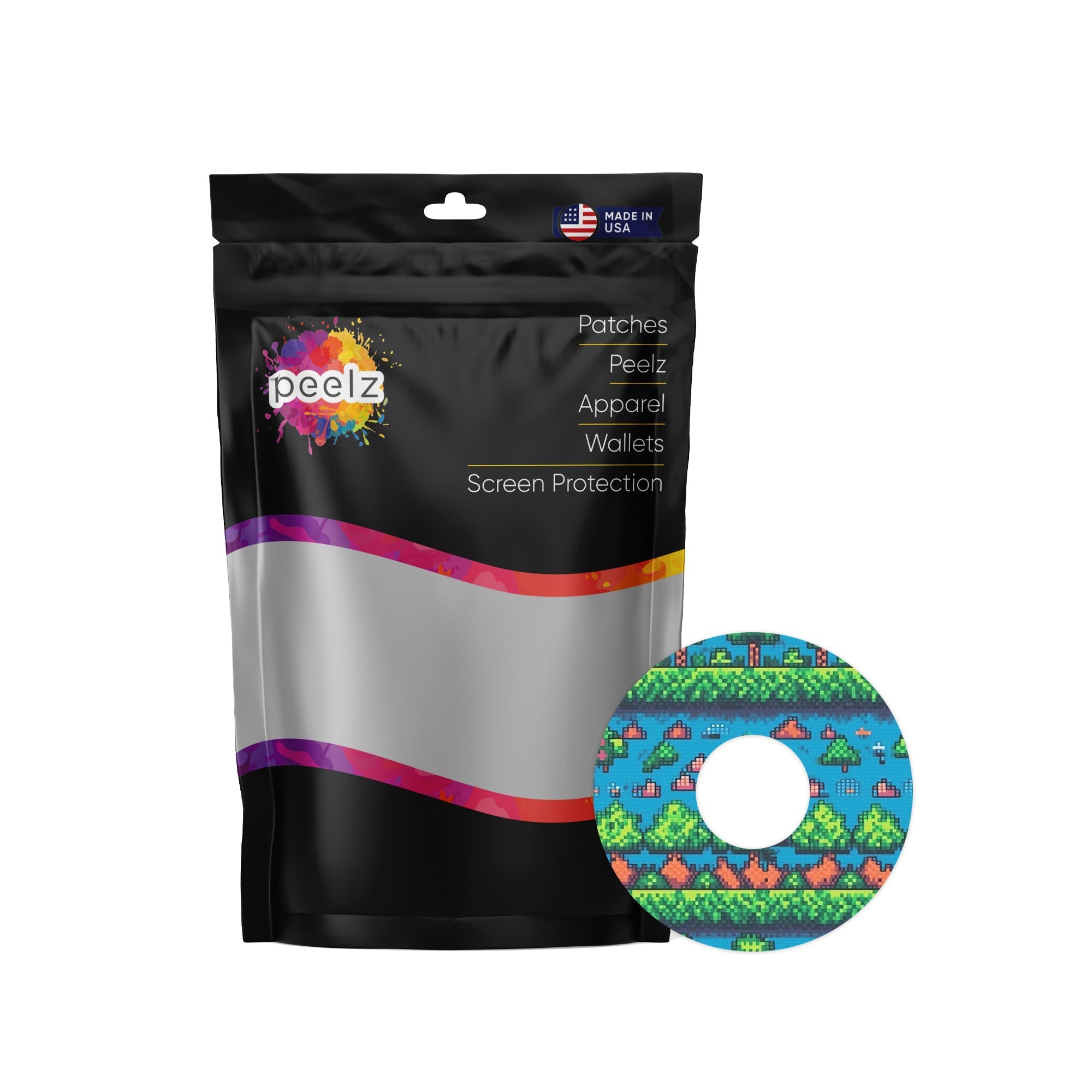 Arcade Patch Tape Designed for the FreeStyle Libre 3 Plus & Lingo Arcade Patch Tape Designed for the FreeStyle Libre 3 Plus & Lingo