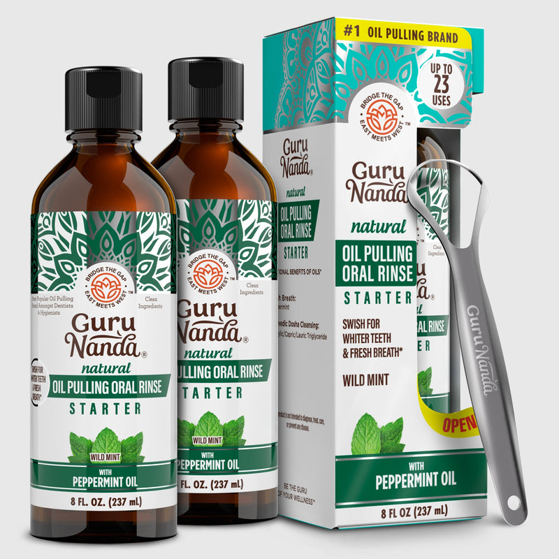 Coconut & Peppermint Oil Pulling, Starter Kit – 8 fl. oz. Coconut & Peppermint Oil Pulling, Starter Kit – 8 fl. oz.