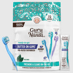 Ready-to-Go Butter on Gums Pre-Pasted Toothbrushes Ready-to-Go Butter on Gums Pre-Pasted Toothbrushes