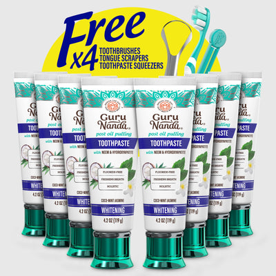 Hydroxyapatite & Neem Whitening Toothpaste, Fluoride Free – 4.2 oz Hydroxyapatite & Neem Whitening Toothpaste, Fluoride Free – 4.2 oz