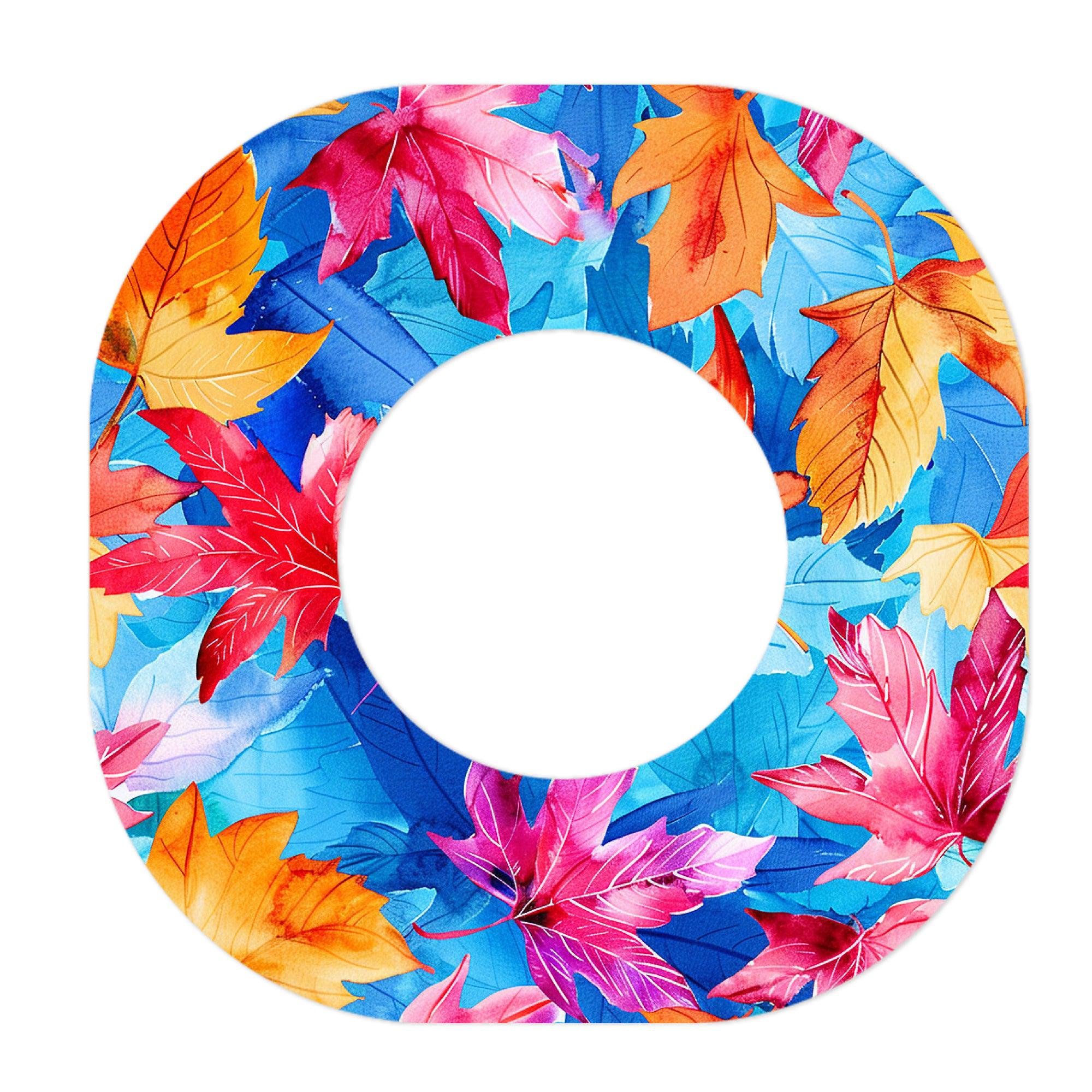Autumn Leaves Dexcom G7 and Stelo Patch Tape - Pump Peelz Autumn Leaves Dexcom G7 and Stelo Patch Tape - Pump Peelz