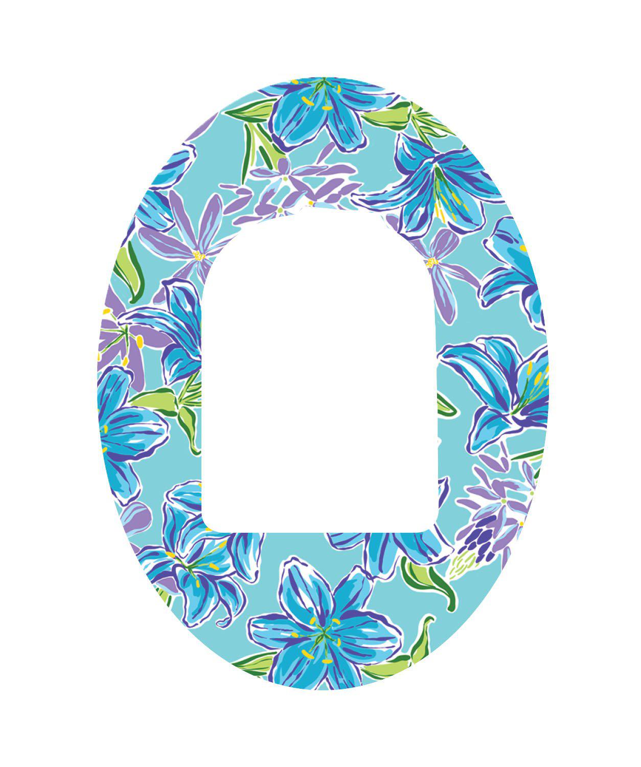 Azul Flowers Pod Patch Tape - Pump Peelz Azul Flowers Pod Patch Tape - Pump Peelz