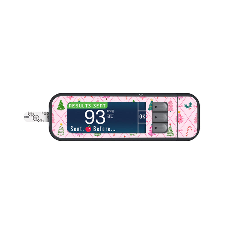 Coquette Christmas Bayer Contour Next Glucometer Sticker - Pump Peelz Coquette Christmas Bayer Contour Next Glucometer Sticker - Pump Peelz