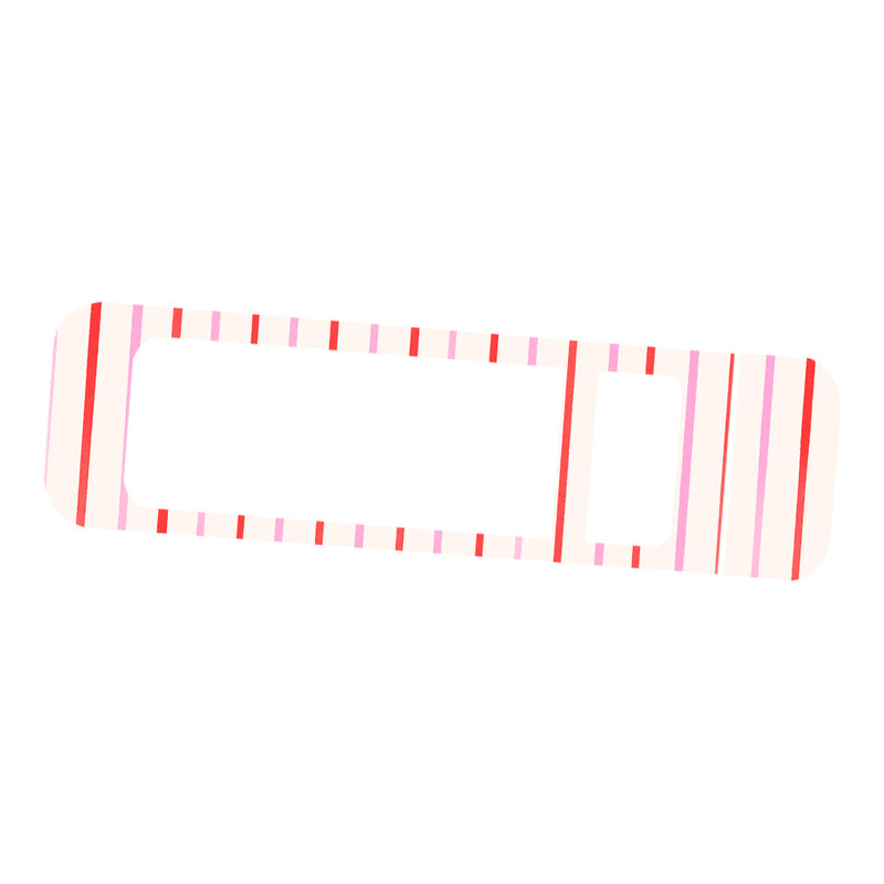 Peppermint Stripes Bayer Contour Next Glucometer Sticker - Pump Peelz Peppermint Stripes Bayer Contour Next Glucometer Sticker - Pump Peelz