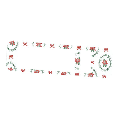 Poinsettia Parade Bayer Contour Next Glucometer Sticker - Pump Peelz Poinsettia Parade Bayer Contour Next Glucometer Sticker - Pump Peelz