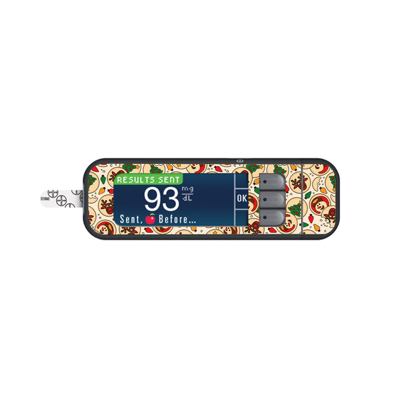 Santa's Cookies Bayer Contour Next Glucometer Sticker - Pump Peelz Santa's Cookies Bayer Contour Next Glucometer Sticker - Pump Peelz
