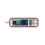 Peppermint Plaid Bayer Contour Next Glucometer Sticker - Pump Peelz Peppermint Plaid Bayer Contour Next Glucometer Sticker - Pump Peelz