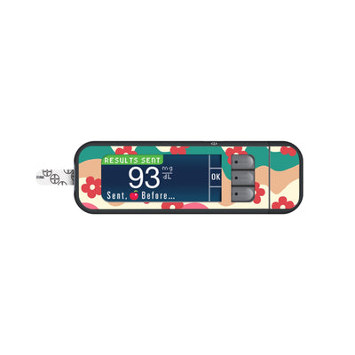 Retro Noel Bayer Contour Next Glucometer Sticker - Pump Peelz Retro Noel Bayer Contour Next Glucometer Sticker - Pump Peelz