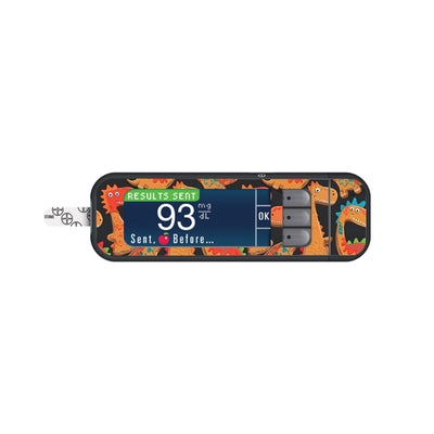 Jurassic Gingerbread Bayer Contour Next Glucometer Sticker - Pump Peelz Jurassic Gingerbread Bayer Contour Next Glucometer Sticker - Pump Peelz