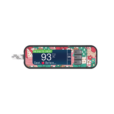 Merry Coquette Bayer Contour Next Glucometer Sticker - Pump Peelz Merry Coquette Bayer Contour Next Glucometer Sticker - Pump Peelz