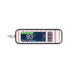 Peppermint Stripes Bayer Contour Next Glucometer Sticker - Pump Peelz Peppermint Stripes Bayer Contour Next Glucometer Sticker - Pump Peelz