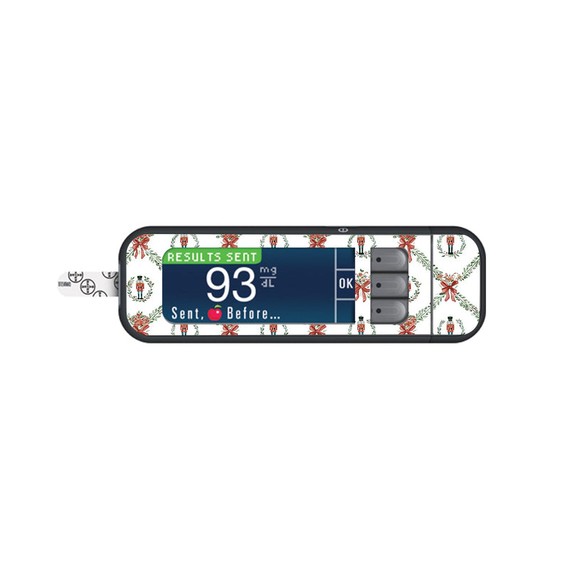 Nutcracker Noel Bayer Contour Next Glucometer Sticker - Pump Peelz Nutcracker Noel Bayer Contour Next Glucometer Sticker - Pump Peelz