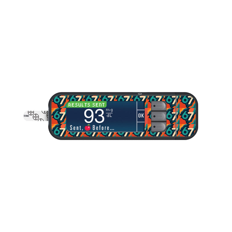 6/7 Bayer Contour Next Glucometer Sticker - Pump Peelz 6/7 Bayer Contour Next Glucometer Sticker - Pump Peelz