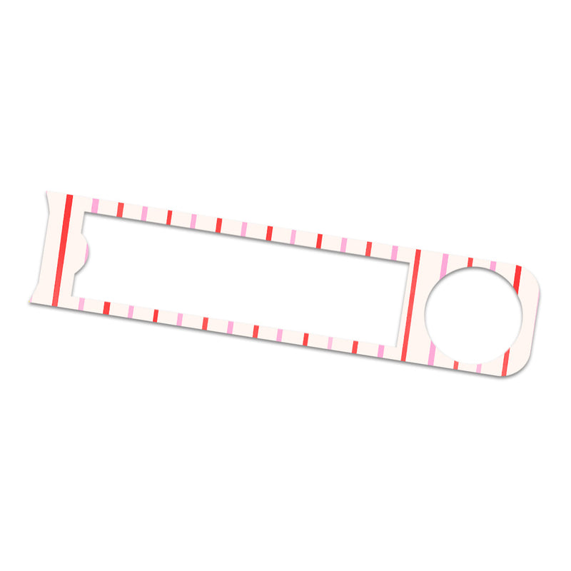 Peppermint Stripes Bayer Contour© Next One Glucometer Sticker - Pump Peelz Peppermint Stripes Bayer Contour© Next One Glucometer Sticker - Pump Peelz