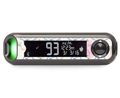Spring Coquette Bayer Contour© Next One Glucometer Sticker - Pump Peelz Spring Coquette Bayer Contour© Next One Glucometer Sticker - Pump Peelz