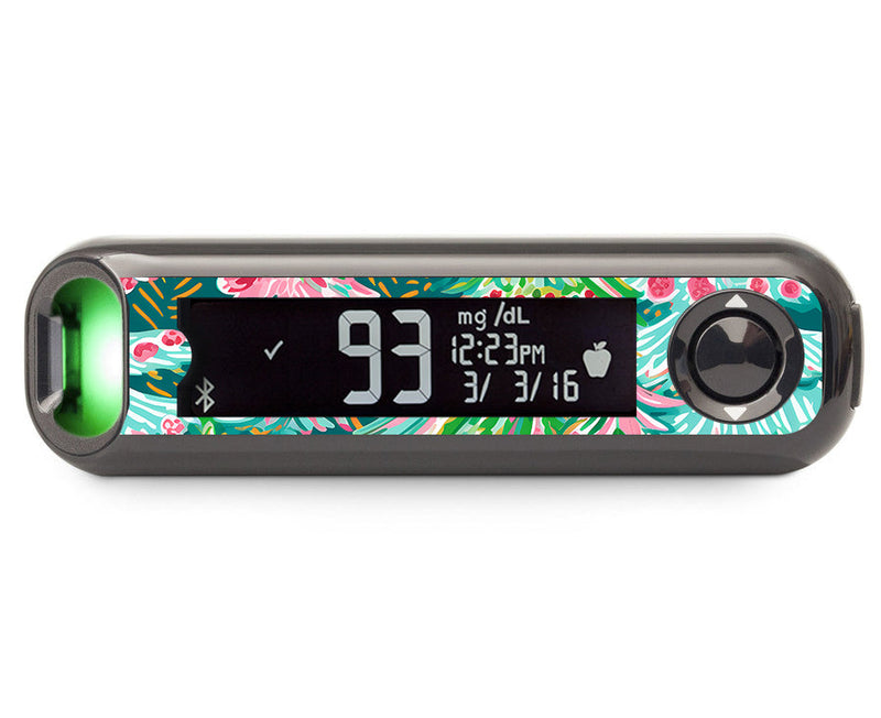 Festive Forest Bayer Contour© Next One Glucometer Sticker - Pump Peelz Festive Forest Bayer Contour© Next One Glucometer Sticker - Pump Peelz