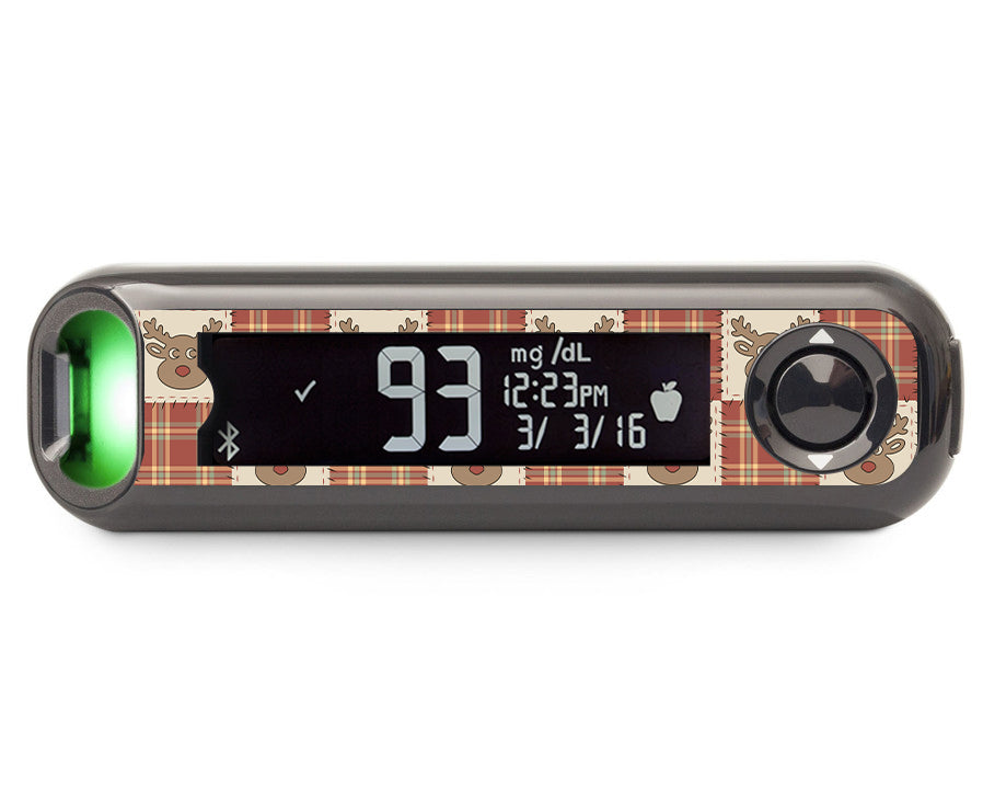 Rustic Reindeer Bayer Contour© Next One Glucometer Sticker - Pump Peelz Rustic Reindeer Bayer Contour© Next One Glucometer Sticker - Pump Peelz