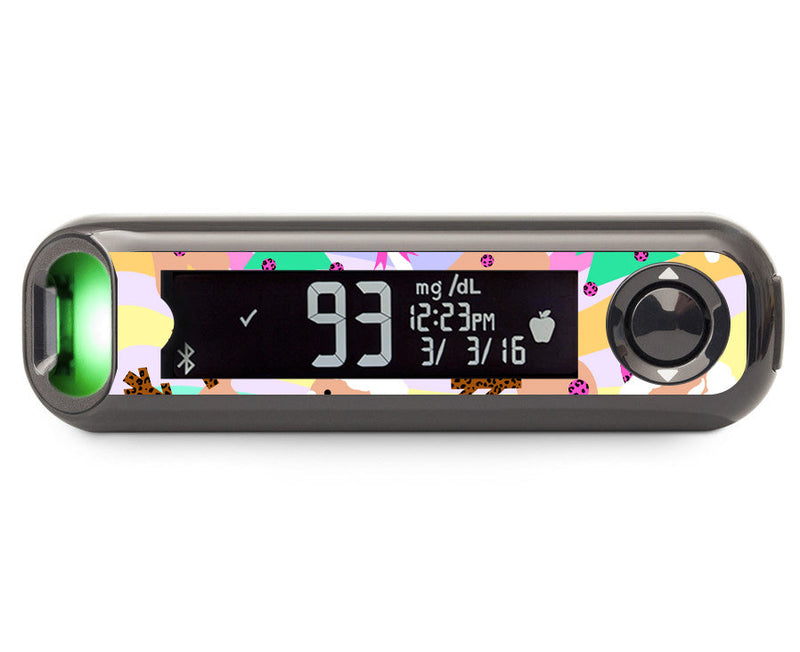 Christmas Pastel Sticker for Bayer Contour© Next One Glucometer Christmas Pastel Sticker for Bayer Contour© Next One Glucometer