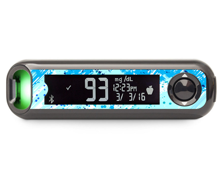 Beta Blue Sticker for Bayer Contour© Next One Glucometer Beta Blue Sticker for Bayer Contour© Next One Glucometer