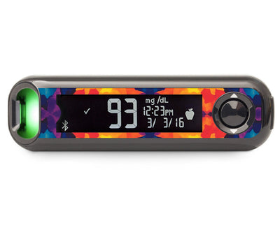 Bright Tie Dye Bayer Contour© Next One Glucometer Bright Tie Dye Bayer Contour© Next One Glucometer