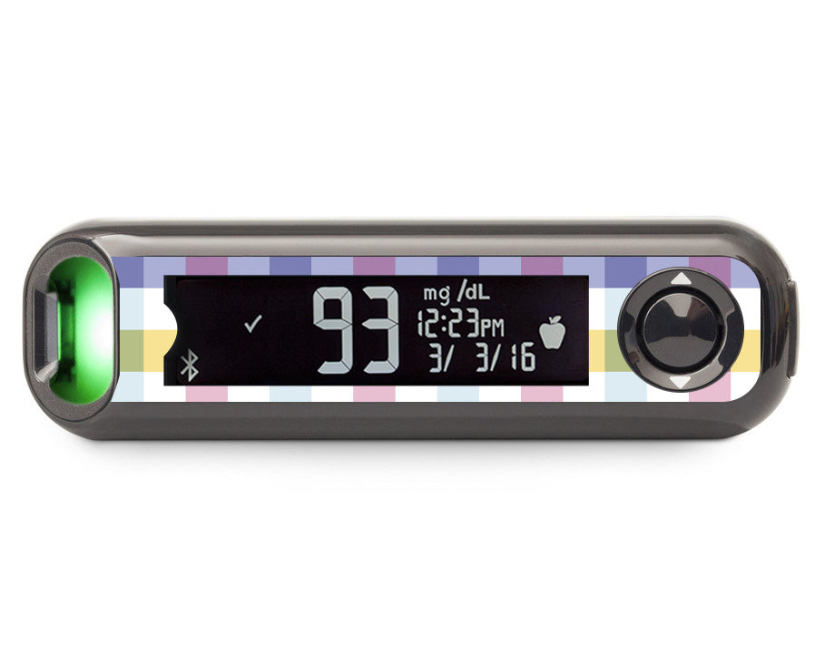 Spring Plaid Bayer Contour© Next One Glucometer Spring Plaid Bayer Contour© Next One Glucometer