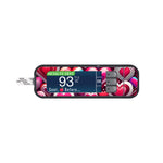 Sparkly Hearts Sticker for Bayer Contour Next Glucometer Sparkly Hearts Sticker for Bayer Contour Next Glucometer