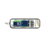 Rainbow Blooms Sticker for Bayer Contour Next Glucometer Rainbow Blooms Sticker for Bayer Contour Next Glucometer