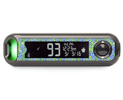 Blue Blooms Bayer Contour© Next One Glucometer Blue Blooms Bayer Contour© Next One Glucometer