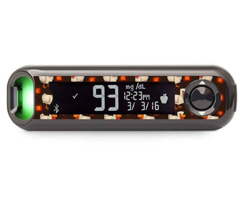 Inferno Chicken Bayer Contour© Next One Glucometer Sticker - Pump Peelz Inferno Chicken Bayer Contour© Next One Glucometer Sticker - Pump Peelz