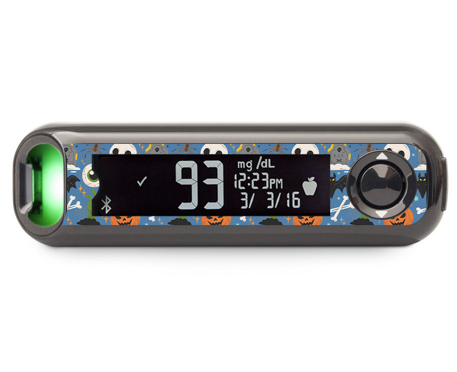 Spooky Night Bayer Contour© Next One Glucometer Sticker - Pump Peelz Spooky Night Bayer Contour© Next One Glucometer Sticker - Pump Peelz