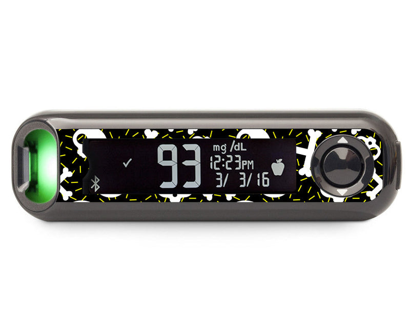 Bone Pop Bayer Contour© Next One Glucometer Sticker - Pump Peelz Bone Pop Bayer Contour© Next One Glucometer Sticker - Pump Peelz