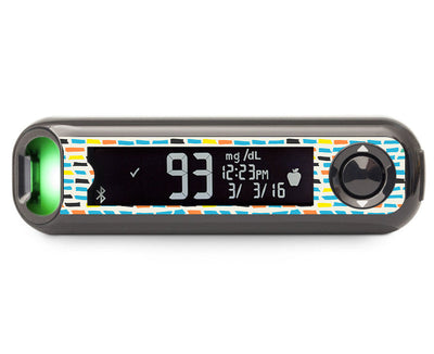 Colorful Sticks Bayer Contour© Next One Glucometer Sticker - Pump Peelz Colorful Sticks Bayer Contour© Next One Glucometer Sticker - Pump Peelz