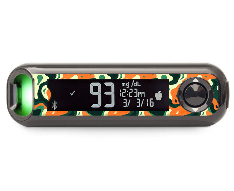 Wild Current Bayer Contour© Next One Glucometer Sticker - Pump Peelz Wild Current Bayer Contour© Next One Glucometer Sticker - Pump Peelz