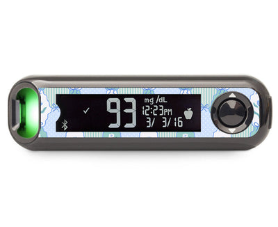 Cottage Bows Bayer Contour© Next One Glucometer Sticker - Pump Peelz Cottage Bows Bayer Contour© Next One Glucometer Sticker - Pump Peelz