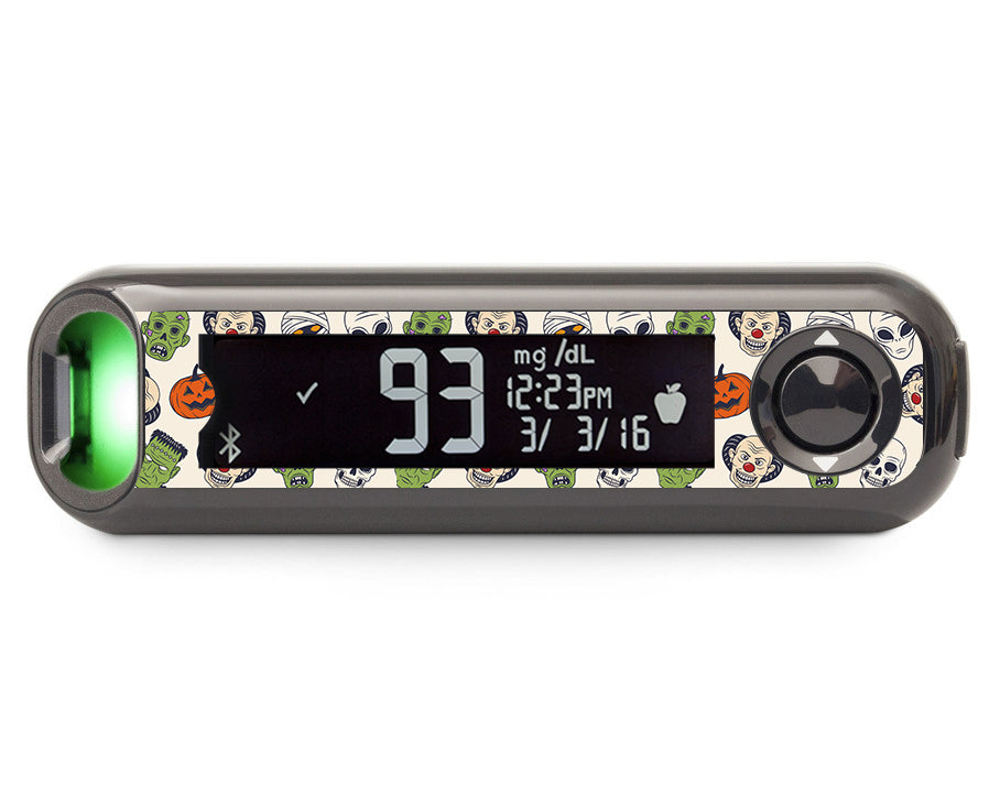 Monster Mash Bayer Contour© Next One Glucometer Sticker - Pump Peelz Monster Mash Bayer Contour© Next One Glucometer Sticker - Pump Peelz