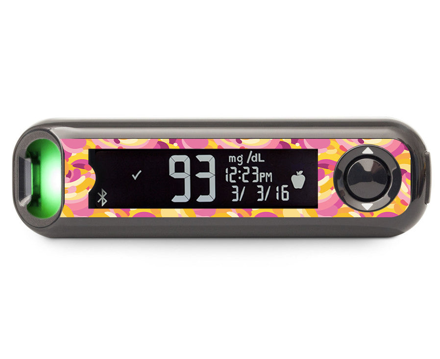 Jelly Swirl Bayer Contour© Next One Glucometer Sticker - Pump Peelz Jelly Swirl Bayer Contour© Next One Glucometer Sticker - Pump Peelz