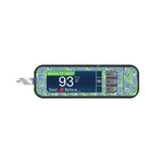 Blue Blooms for Bayer Contour Next Glucometer Blue Blooms for Bayer Contour Next Glucometer
