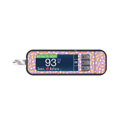 Candy Corn Bayer Contour Next Glucometer Sticker - Pump Peelz Candy Corn Bayer Contour Next Glucometer Sticker - Pump Peelz