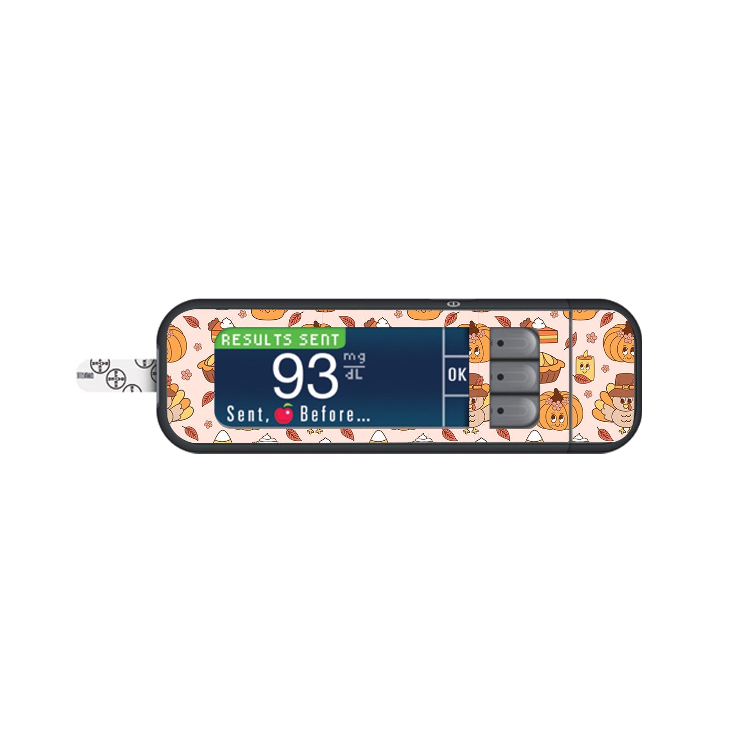 Cozy Harvest Bayer Contour Next Glucometer Sticker - Pump Peelz Cozy Harvest Bayer Contour Next Glucometer Sticker - Pump Peelz