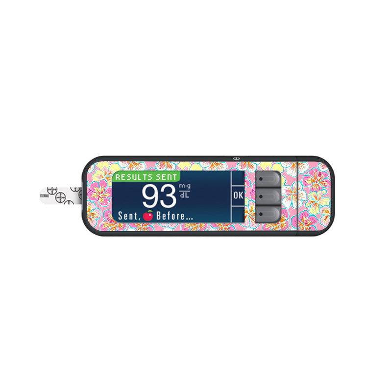 Tropic Crush Bayer Contour Next Glucometer Sticker - Pump Peelz Tropic Crush Bayer Contour Next Glucometer Sticker - Pump Peelz