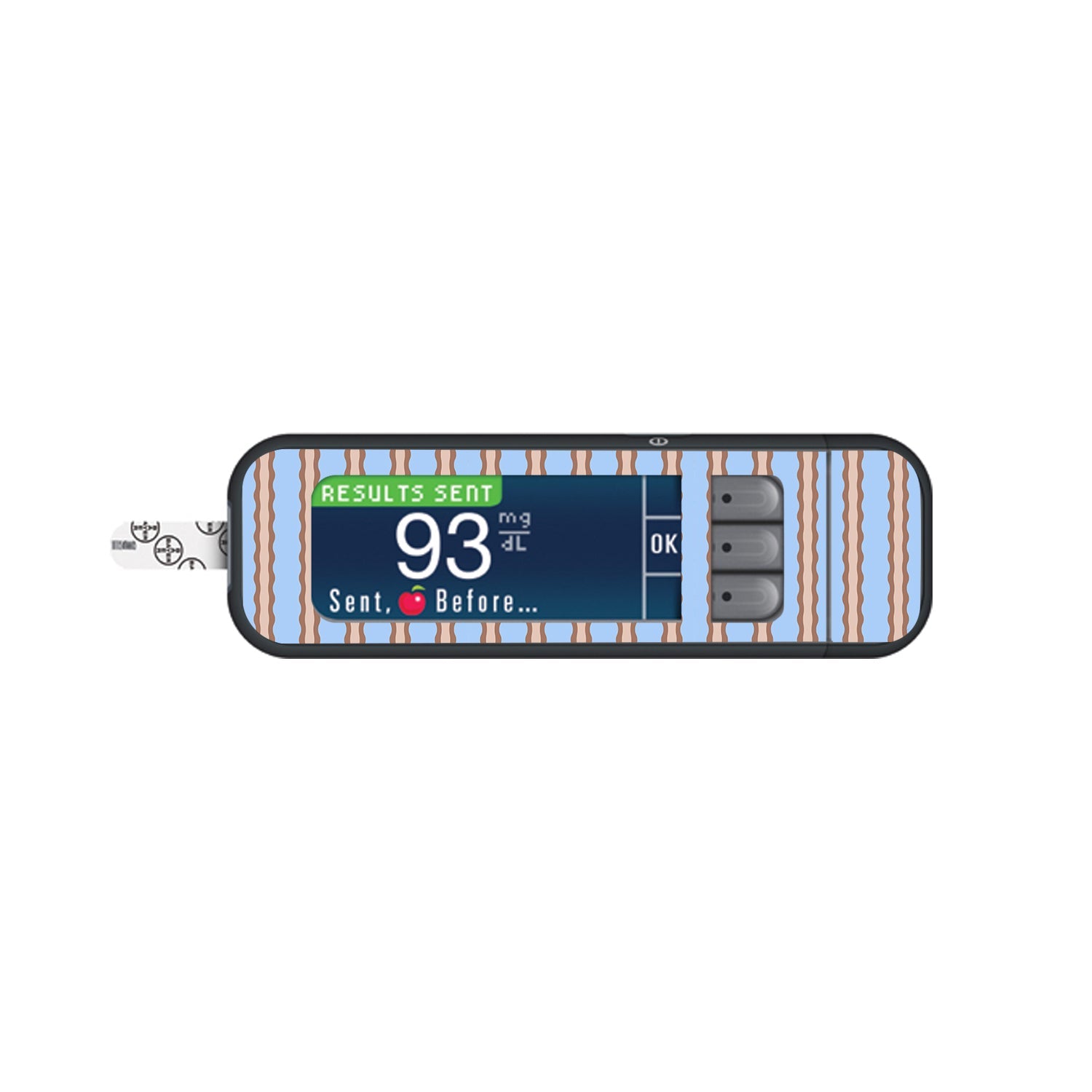 Boardwalk Waves Bayer Contour Next Glucometer Sticker - Pump Peelz Boardwalk Waves Bayer Contour Next Glucometer Sticker - Pump Peelz