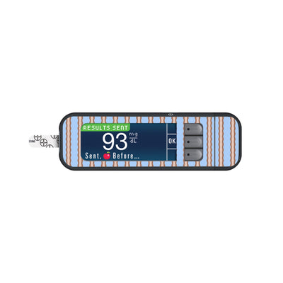 Boardwalk Waves Bayer Contour Next Glucometer Sticker - Pump Peelz Boardwalk Waves Bayer Contour Next Glucometer Sticker - Pump Peelz
