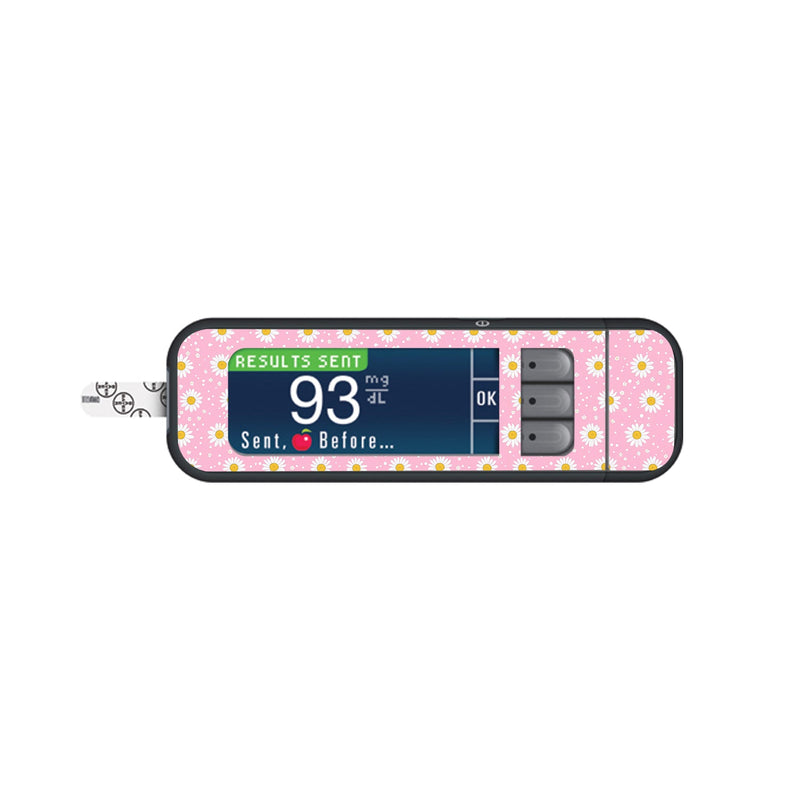 Spring Daisy Bayer Contour Next Glucometer Sticker - Pump Peelz Spring Daisy Bayer Contour Next Glucometer Sticker - Pump Peelz
