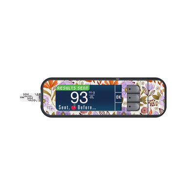 Autumn Meadow Bayer Contour Next Glucometer Sticker - Pump Peelz Autumn Meadow Bayer Contour Next Glucometer Sticker - Pump Peelz