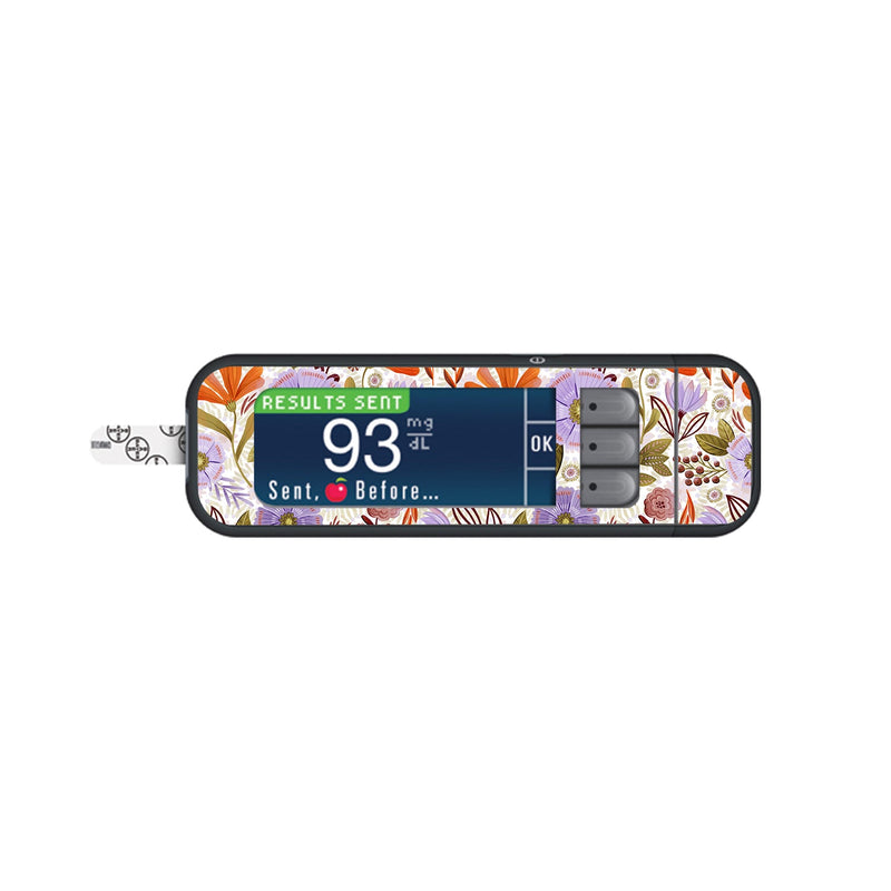 Autumn Meadow Bayer Contour Next Glucometer Sticker - Pump Peelz Autumn Meadow Bayer Contour Next Glucometer Sticker - Pump Peelz