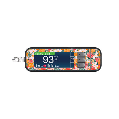 Blush Blossom for Bayer Contour Next Glucometer Blush Blossom for Bayer Contour Next Glucometer