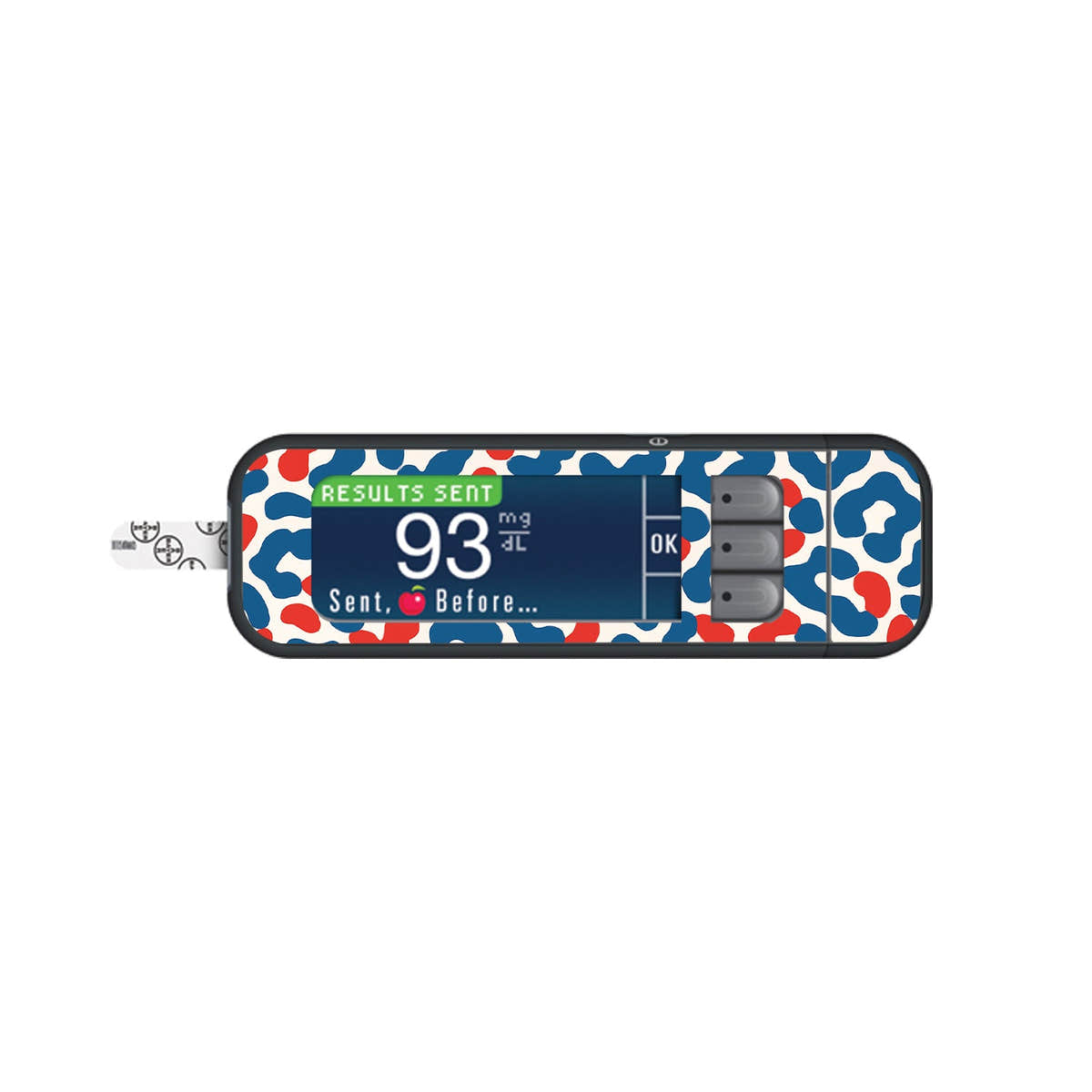 Freedom Fur Bayer Contour Next Glucometer Sticker - Pump Peelz Freedom Fur Bayer Contour Next Glucometer Sticker - Pump Peelz