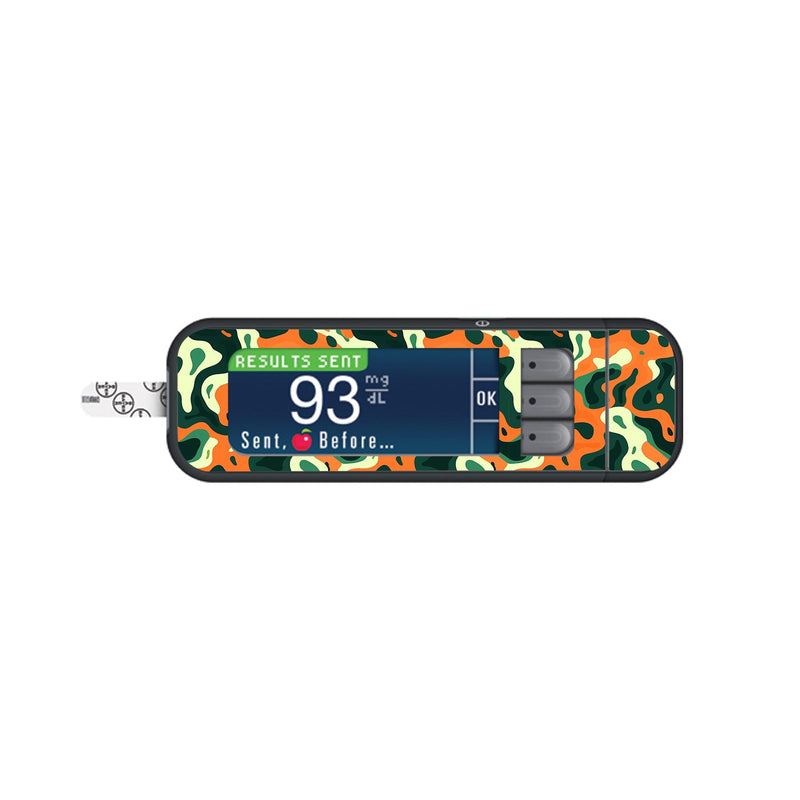 Wild Current Bayer Contour Next Glucometer Sticker - Pump Peelz Wild Current Bayer Contour Next Glucometer Sticker - Pump Peelz