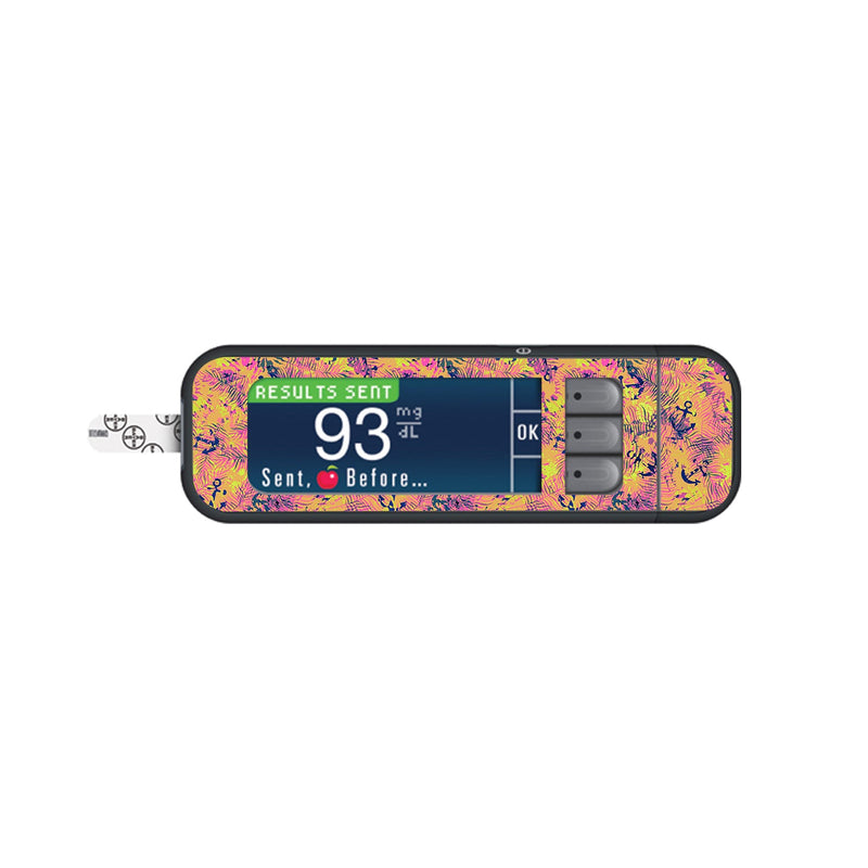 Electric Island Bayer Contour Next Glucometer Sticker - Pump Peelz Electric Island Bayer Contour Next Glucometer Sticker - Pump Peelz