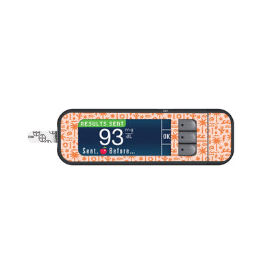 Terracotta Tides Bayer Contour Next Glucometer Sticker - Pump Peelz Terracotta Tides Bayer Contour Next Glucometer Sticker - Pump Peelz